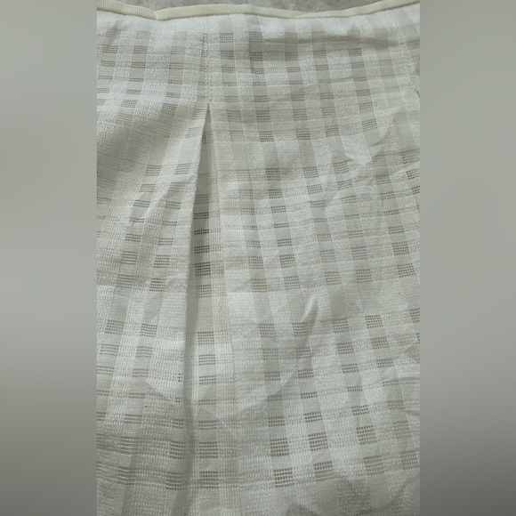 NWT Vince White A-Line Mini Skirt Pleated Size 12 - Picture 13 of 15